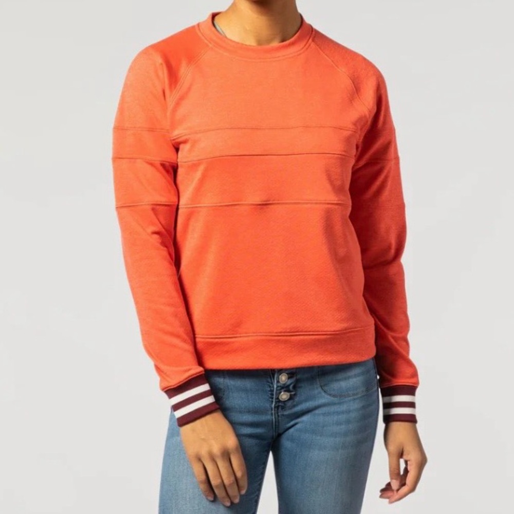 Cotopaxi Bandera Crew Sweatshirt Orange Womens Size L